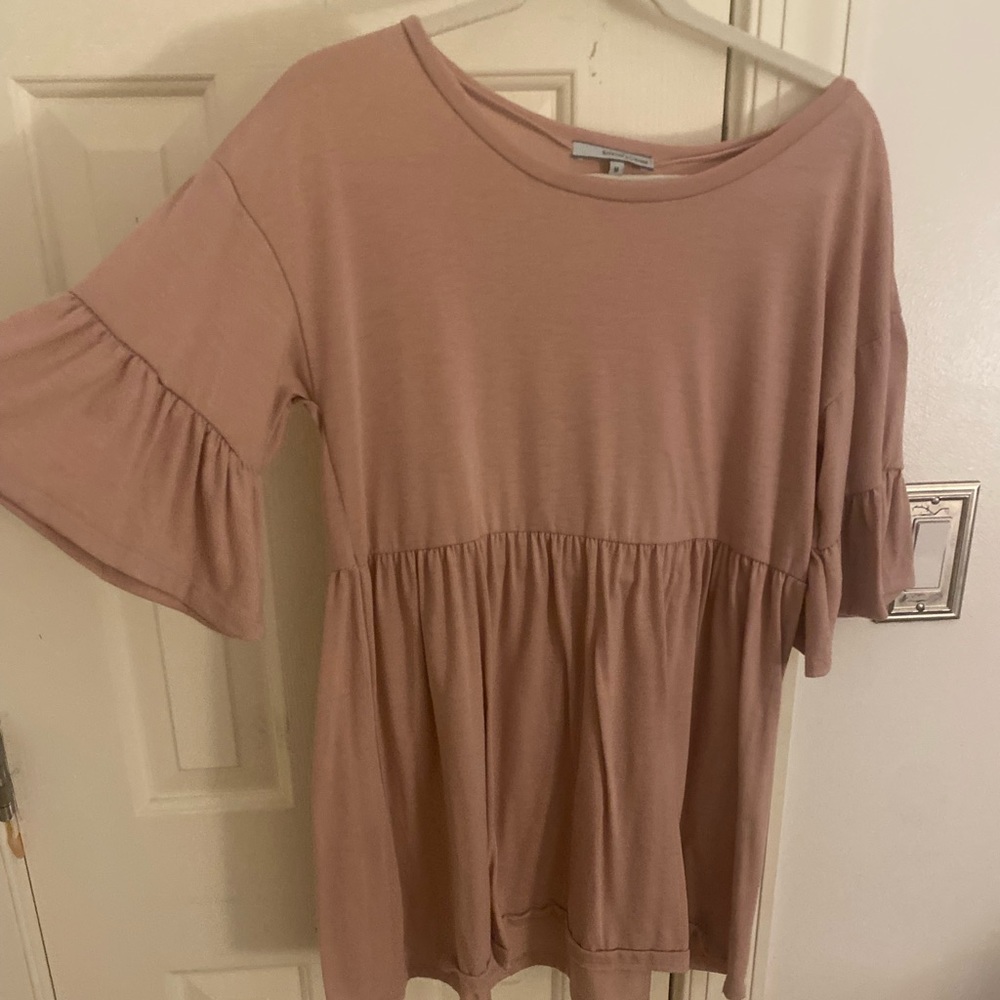 Light Pink Ruffle Dress- Emma’s Closet